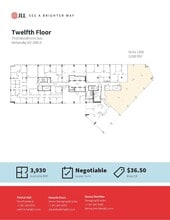 7910 Woodmont Ave, Bethesda, MD à louer Plan d’étage– Image 1 sur 1