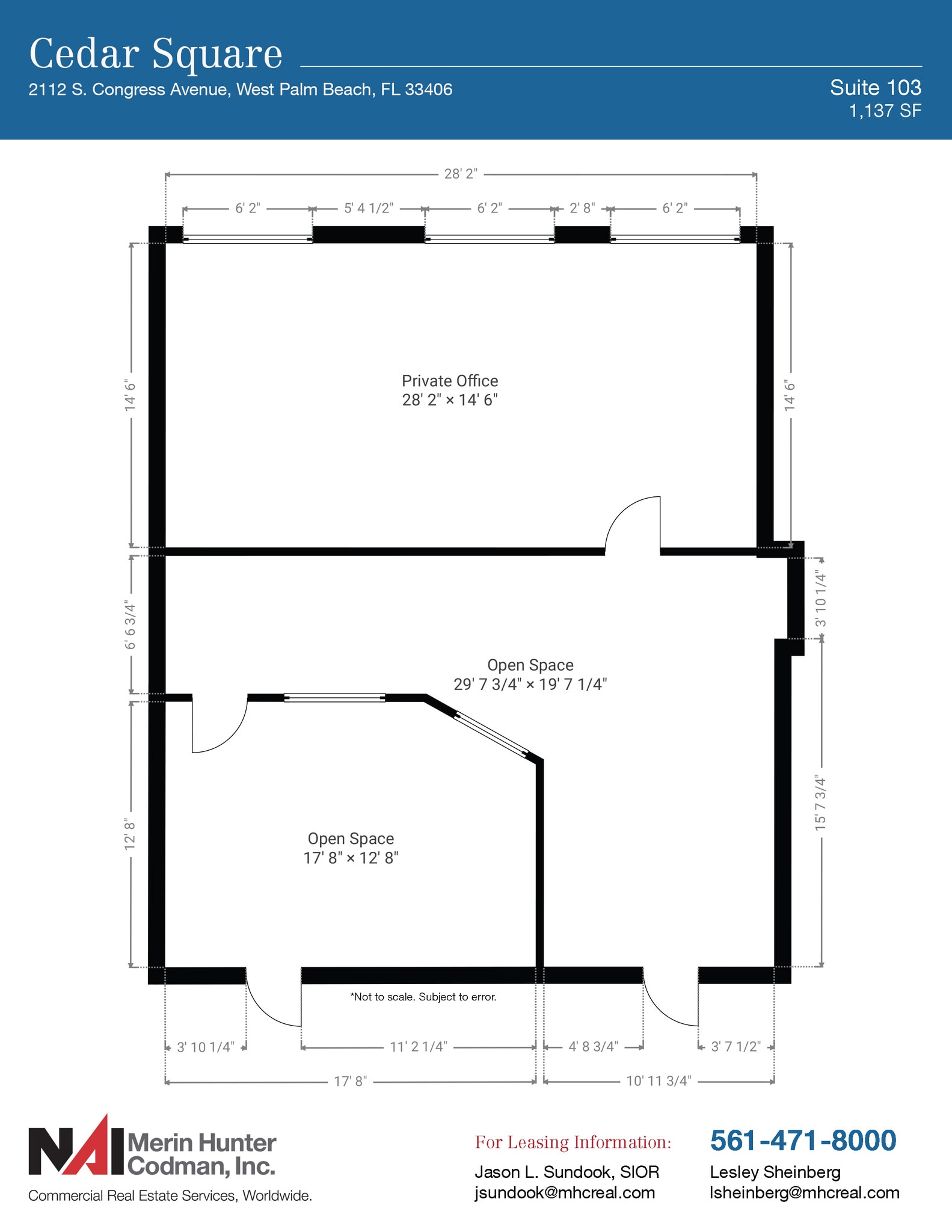 2112 S Congress Ave, West Palm Beach, FL à louer Plan d’étage– Image 1 sur 1