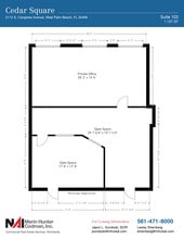 2112 S Congress Ave, West Palm Beach, FL à louer Plan d’étage– Image 1 sur 1