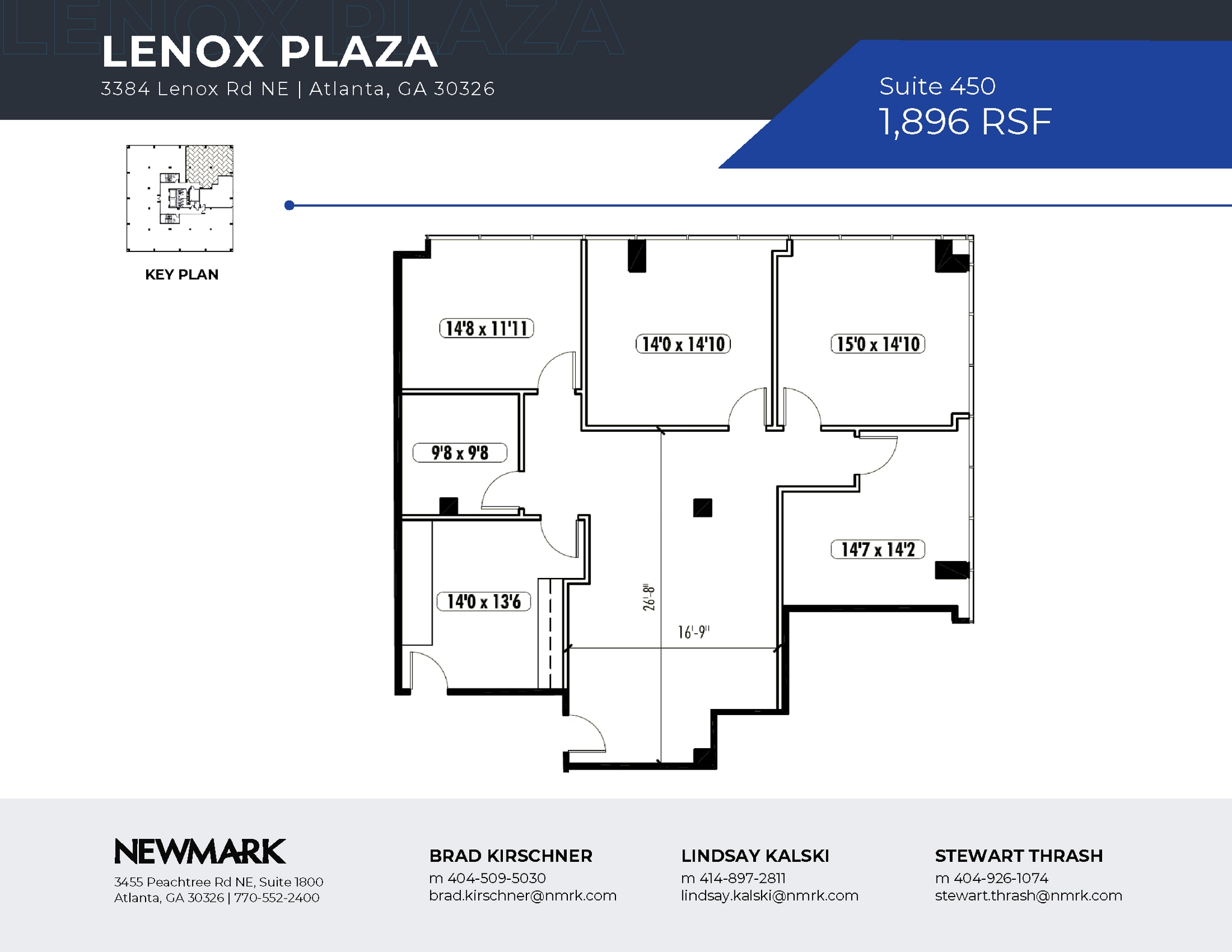 3384 Peachtree Rd NE, Atlanta, GA à louer Plan d’étage– Image 1 sur 1