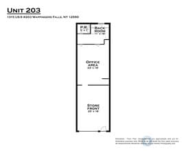 1299 Route 9, Wappingers Falls, NY à louer Plan d’étage– Image 2 sur 19
