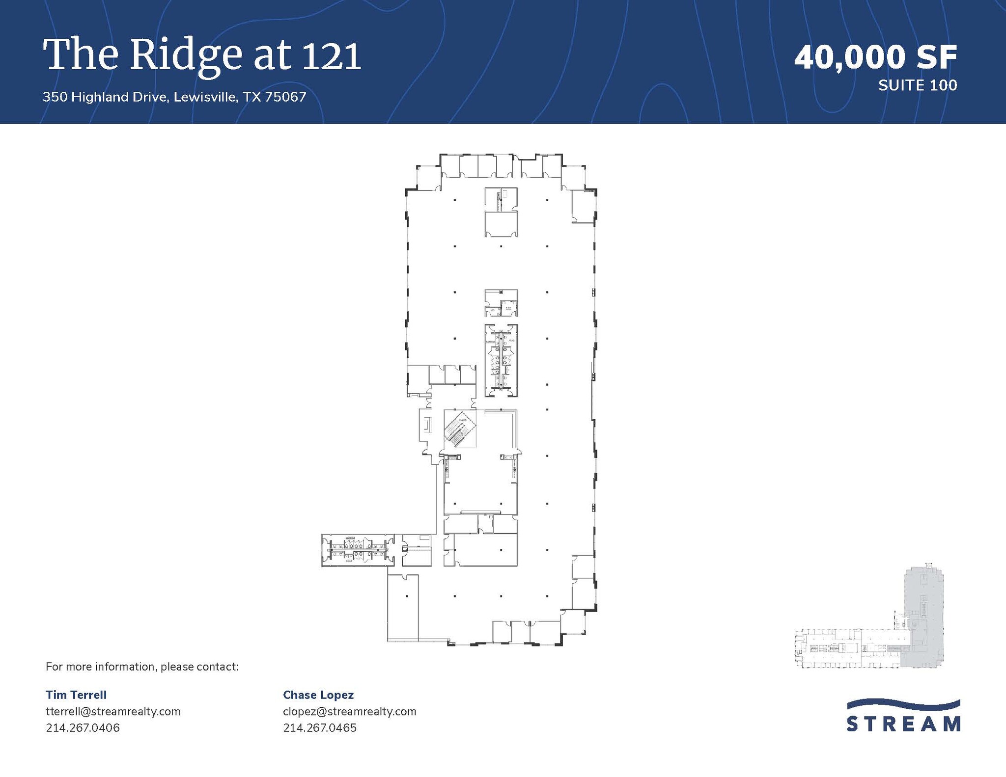 350 Highland Dr, Lewisville, TX à louer Plan d’étage– Image 1 sur 2