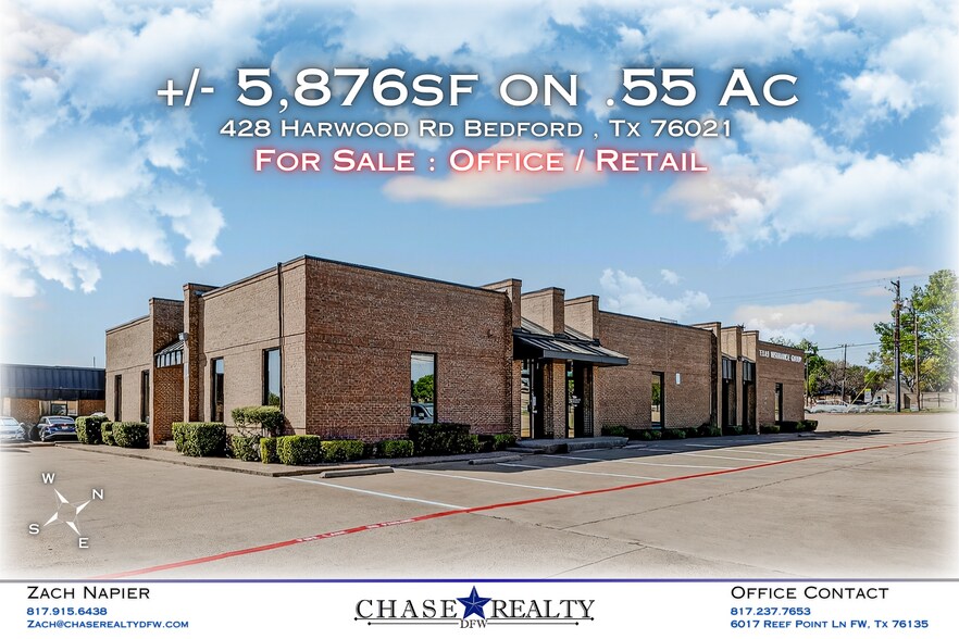 428 Harwood Rd, Bedford, TX à vendre - Photo principale – Image 1 sur 17