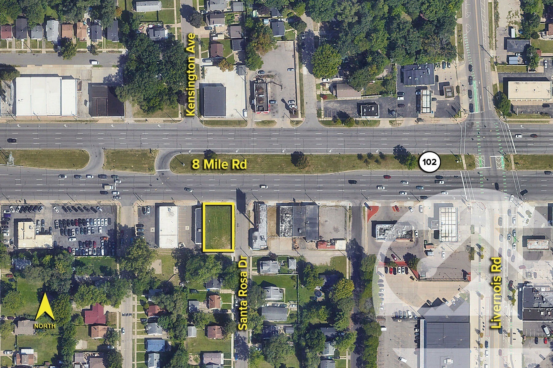 7101-7109 W 8 Mile Rd, Detroit, MI à vendre Photo principale– Image 1 sur 2