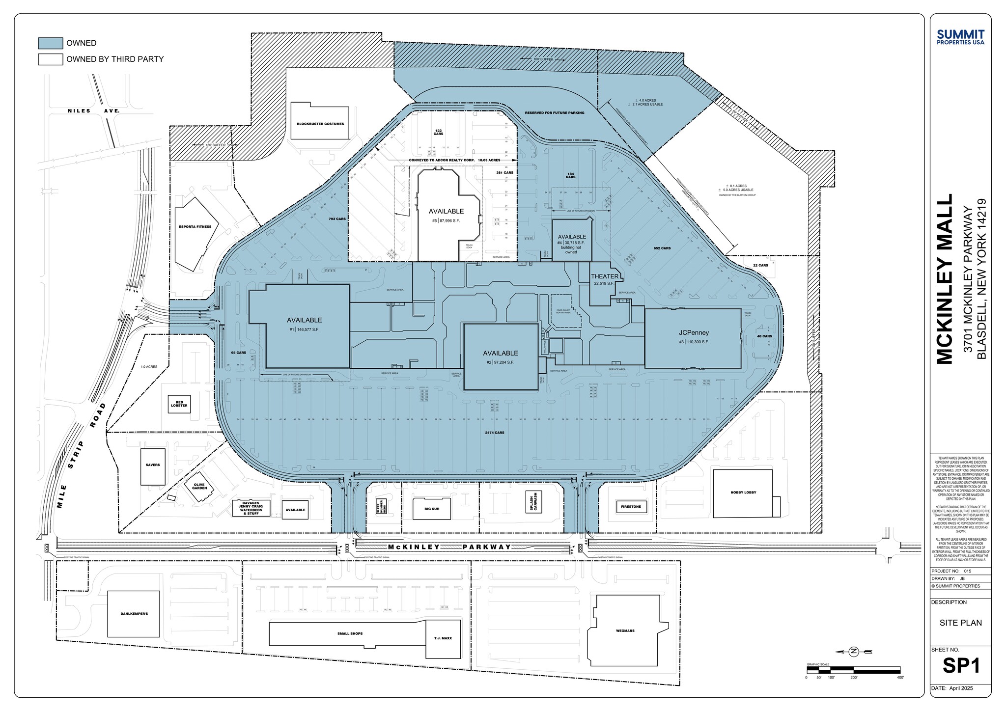 3701 McKinley Pky, Buffalo, NY à louer Plan de site– Image 1 sur 1