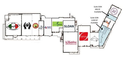 6040 Camp Bowie Blvd, Fort Worth, TX à louer Plan d’étage– Image 1 sur 2