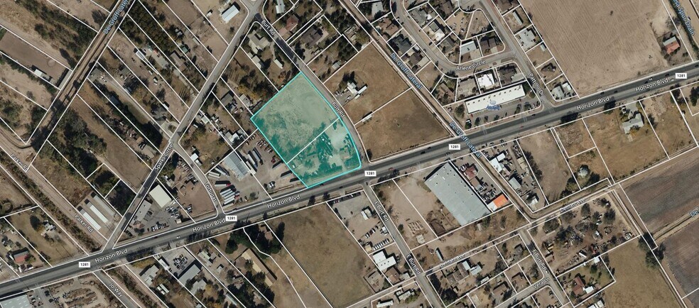 833 Horizon Blvd, Socorro, TX à vendre - Aérien – Image 1 sur 2