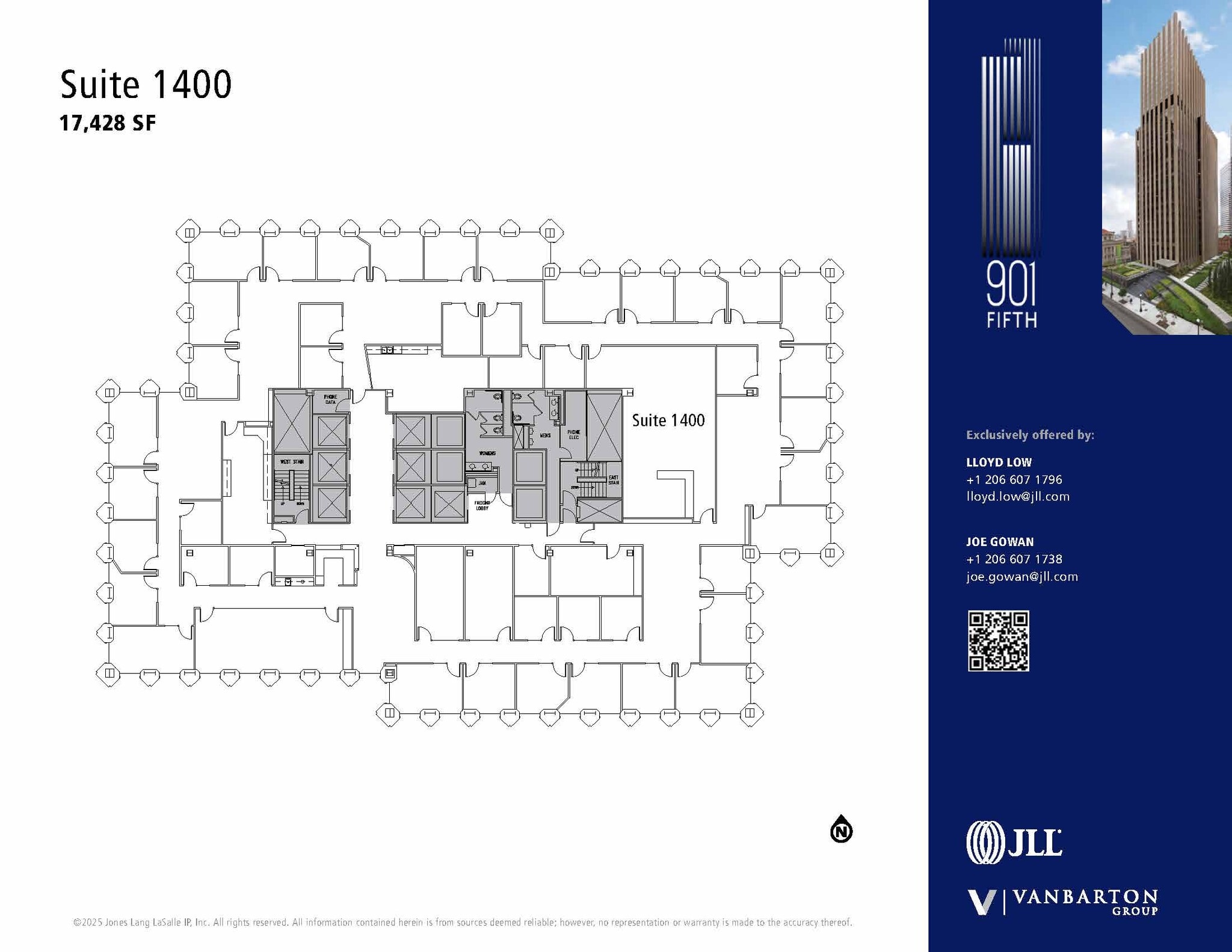 901 5th Ave, Seattle, WA à louer Plan d’étage– Image 1 sur 1
