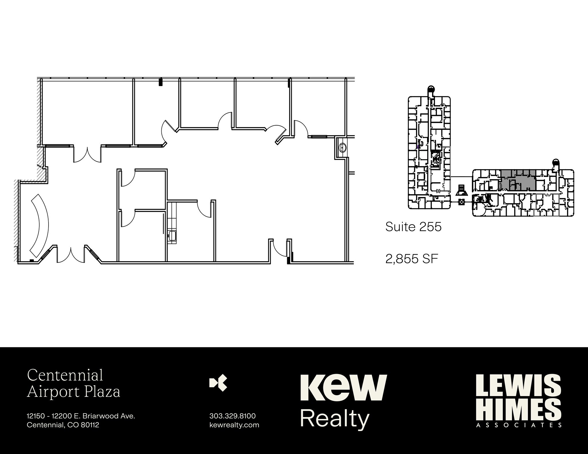 12150-12200 E Briarwood Ave, Centennial, CO à louer Plan de site– Image 1 sur 6