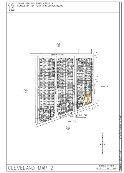 5808-5810 Detroit Ave, Cleveland, OH à louer - Plan cadastral – Image 2 sur 32