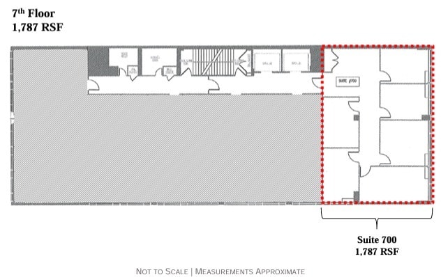 8121 Georgia Ave, Silver Spring, MD à louer Plan d’étage– Image 1 sur 1
