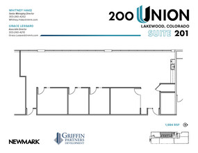 200 Union Blvd, Lakewood, CO à louer Plan d’étage– Image 1 sur 1