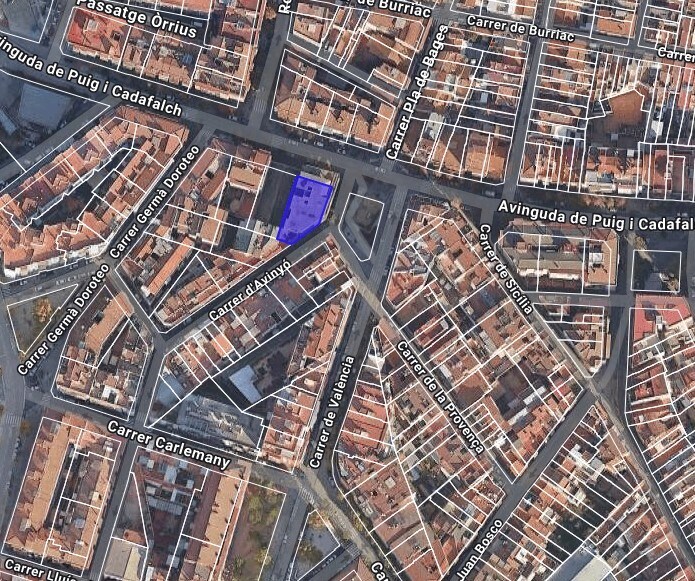 Avinguda De Puig I Cadafalch, 195, Mataró, Barcelona à vendre - Plan cadastral – Image 2 sur 2