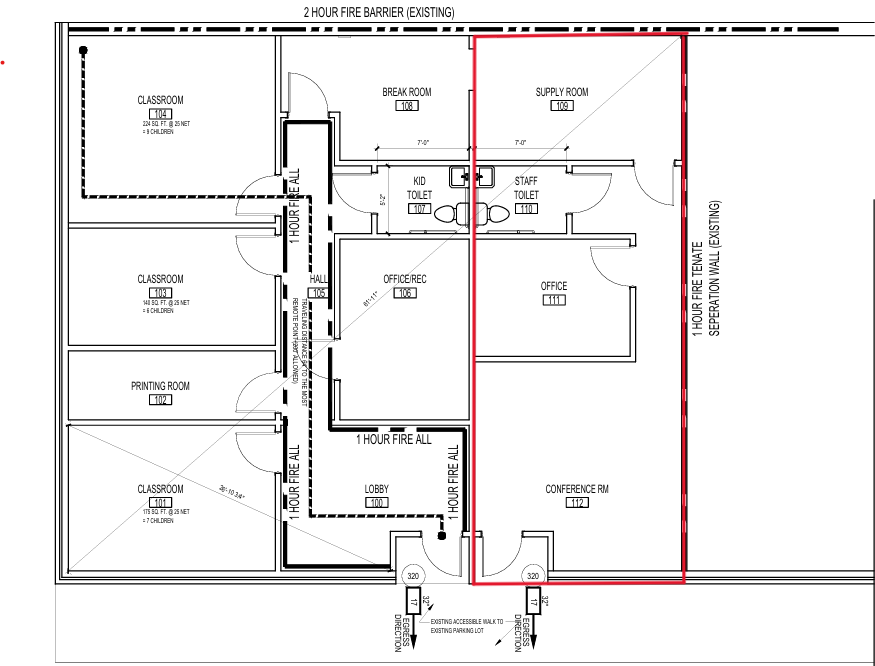 210 E Arrowhead Dr, Charlotte, NC à louer Plan d’étage– Image 1 sur 1