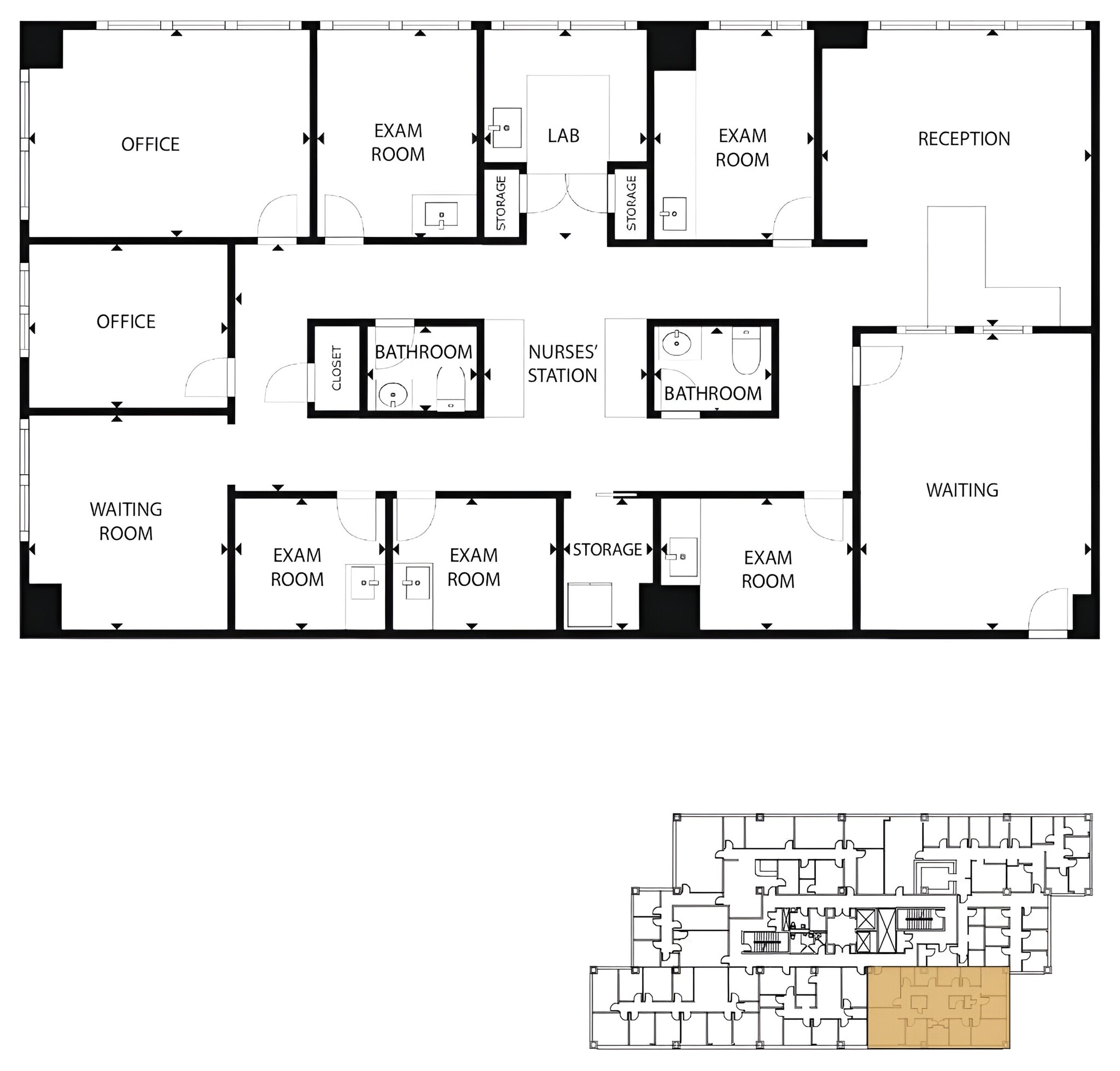 301 W Huntington Dr, Arcadia, CA à louer Plan d’étage– Image 1 sur 1