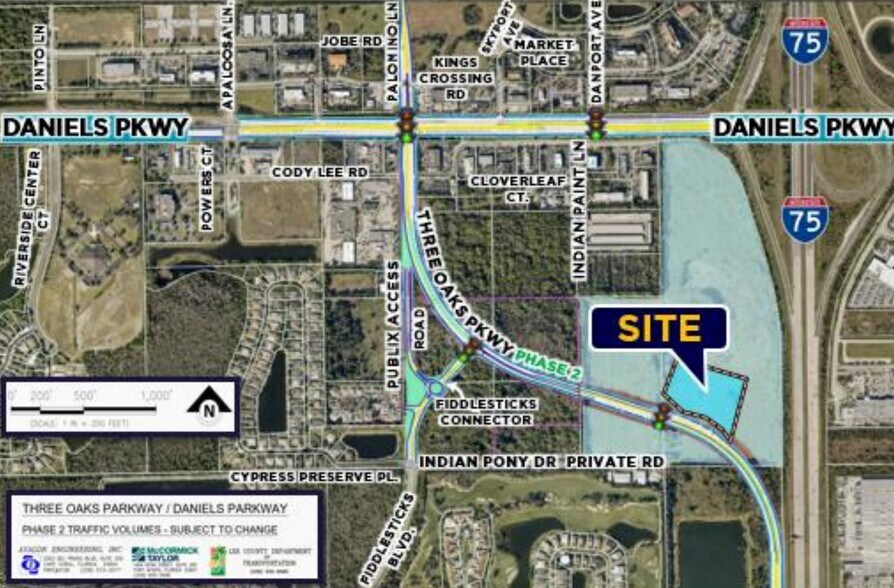 Daniels & I-75 Interchange, Fort Myers, FL à louer - Plan de site – Image 2 sur 9