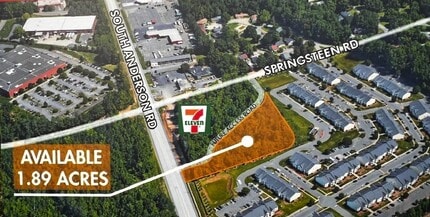 639 Anderson Rd, Rock Hill, SC - Vue aérienne vue de carte