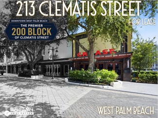 Plus de détails pour 213 Clematis St, West Palm Beach, FL - Local commercial à louer