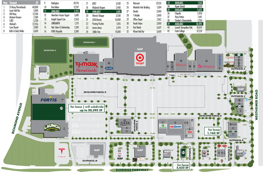 Westheimer Rd & Eldridge Pky, Houston, TX à louer - Plan de site – Image 3 sur 12