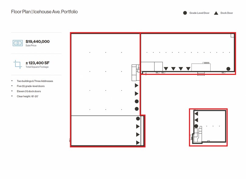 Icehouse Portfolio portefeuille de 3 biens à vendre sur LoopNet.fr - Plan d’étage – Image 3 sur 11