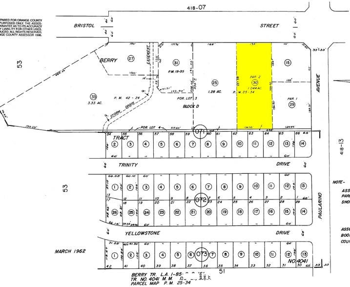 3077 Bristol St, Costa Mesa, CA à louer - Plan cadastral – Image 3 sur 5