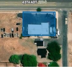 200 S 500 W, Parowan, UT - Vue aérienne vue de carte