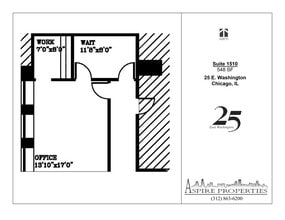 25 E Washington St, Chicago, IL à louer Plan de site– Image 1 sur 1