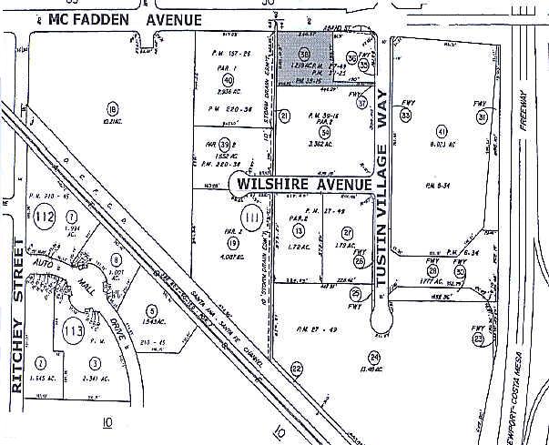2100 E McFadden Ave, Santa Ana, CA à louer - Plan cadastral – Image 3 sur 15