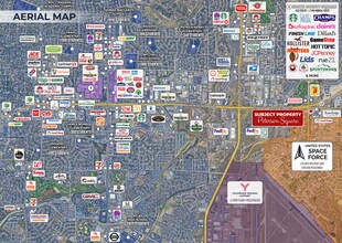 6809-6829 Space Village Ave, Colorado Springs, CO - Vue aérienne  vue de carte - Image1