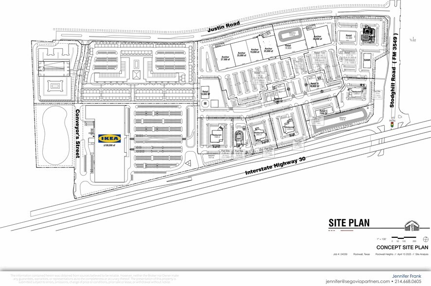 E NWC of I-30 & Stodghill Rd, Rockwall, TX à louer - Plan de site – Image 1 sur 1