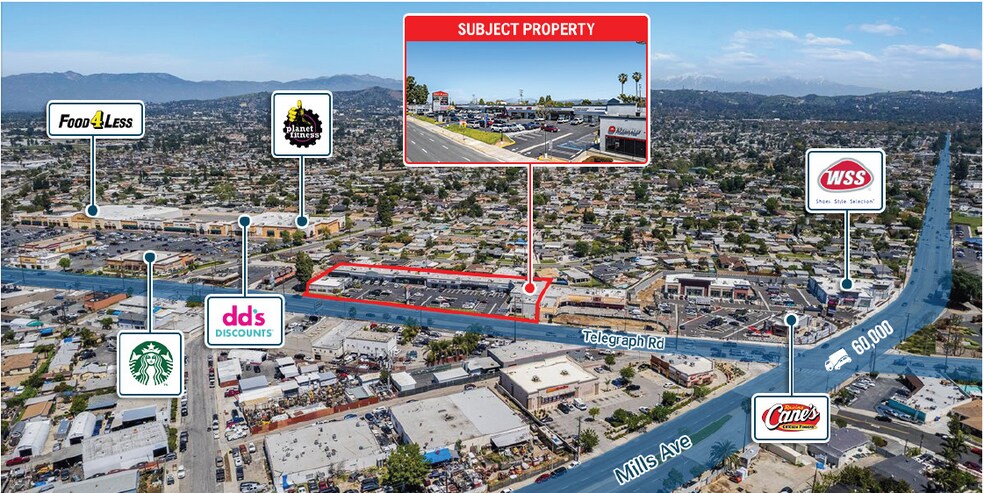 13505-13525 Telegraph Rd, Whittier, CA à louer - Photo principale – Image 3 sur 7