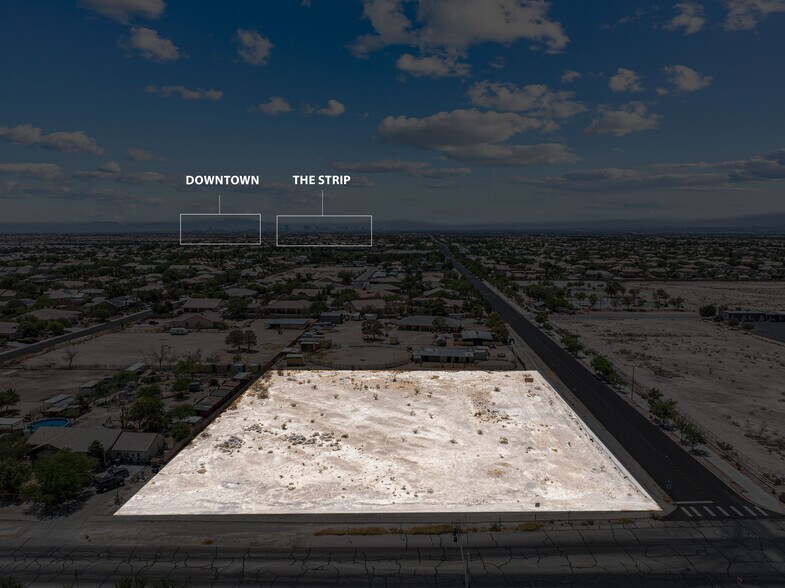Southeast Corner of Horse Drive & Bradley Rd rd, Las Vegas, NV à vendre - Aérien – Image 2 sur 3