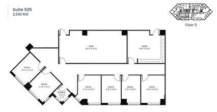 6500 West Fwy, Fort Worth, TX à louer Plan d’étage– Image 1 sur 1