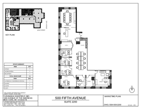 500 Fifth Ave, New York, NY à louer Plan d’étage– Image 1 sur 1