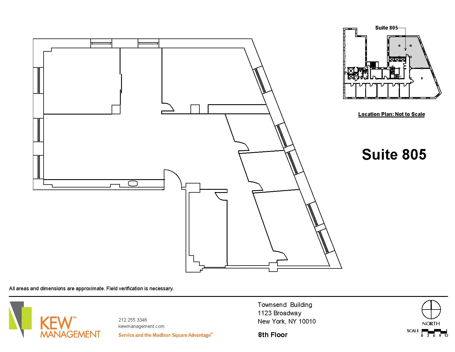 1123 Broadway, New York, NY à louer Plan d’étage– Image 1 sur 10