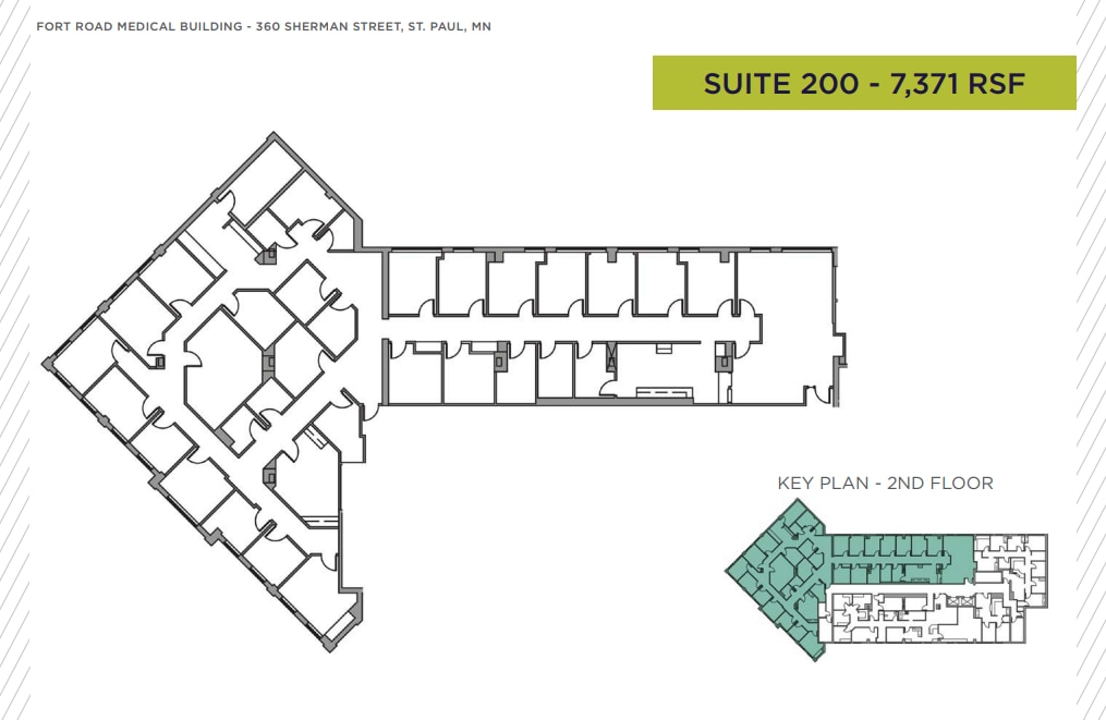 360 Sherman St, Saint Paul, MN à louer Plan d’étage– Image 1 sur 1