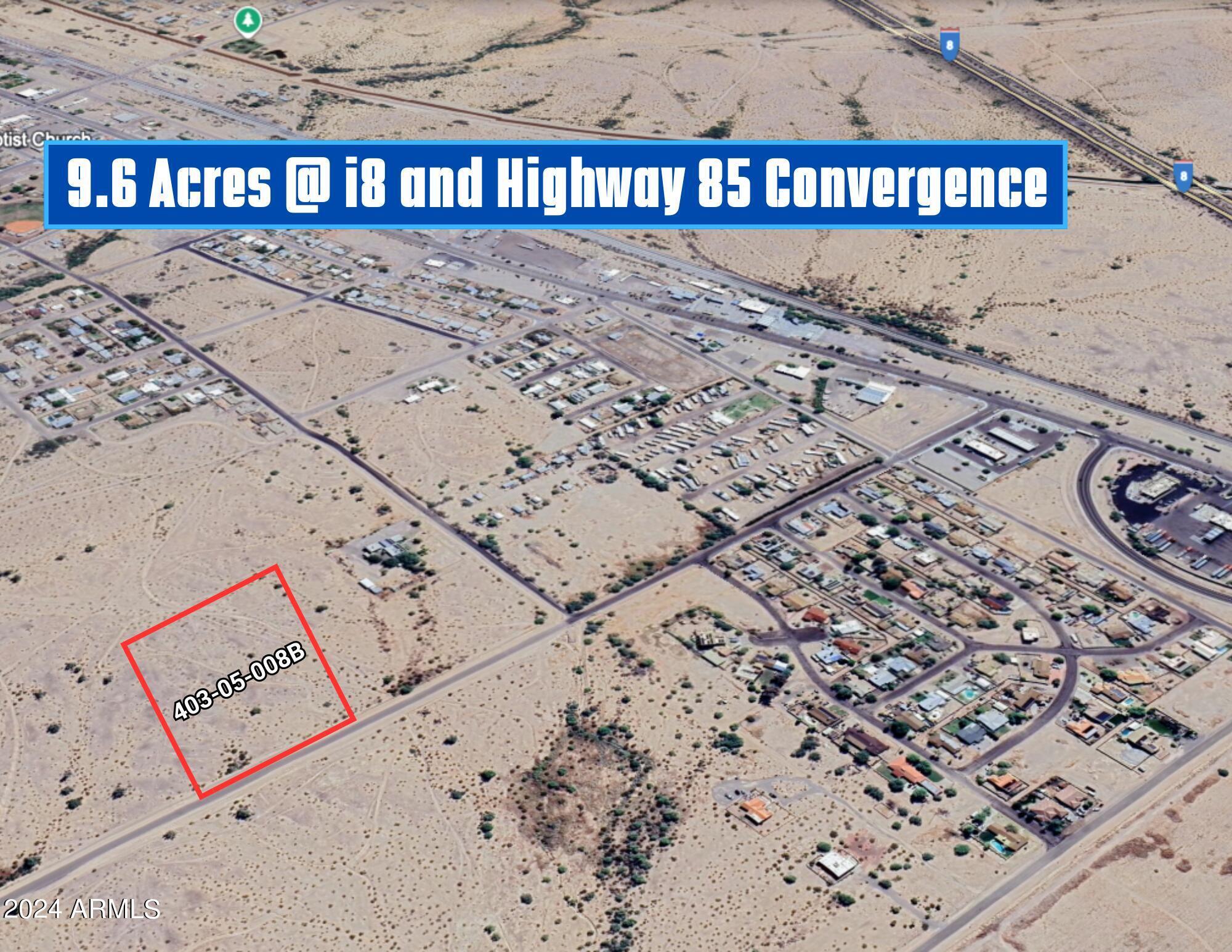 N Harrington Avenue, Gila Bnd, Gila Bend, AZ à vendre Aérien– Image 1 sur 5