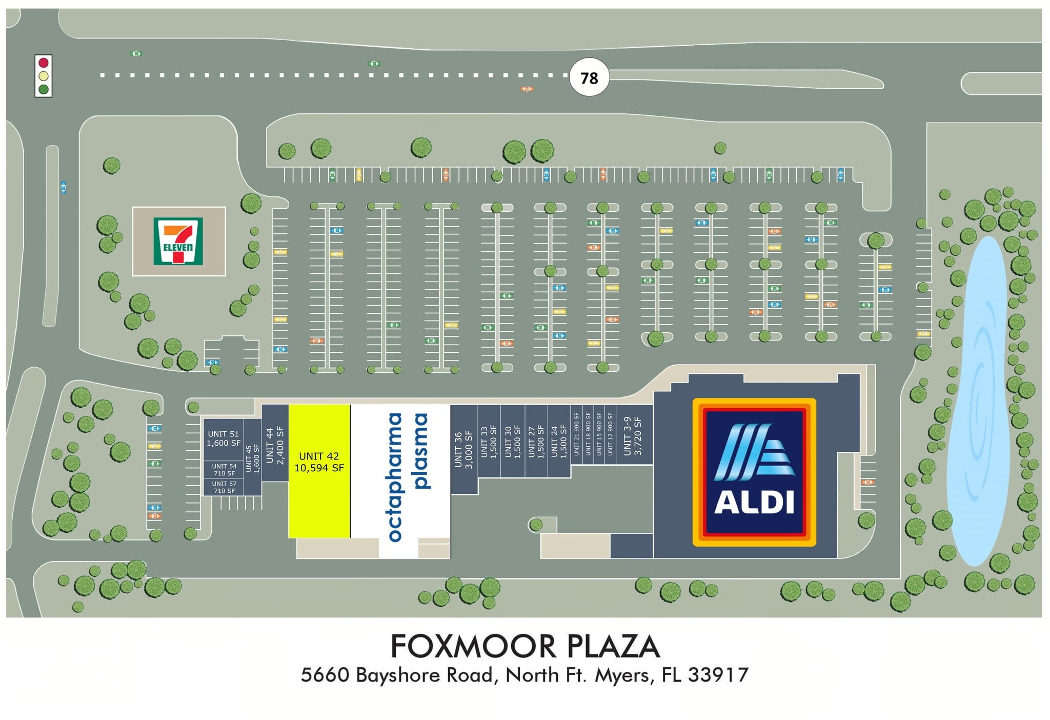 5660 Bayshore Rd, North Fort Myers, FL à louer Plan de site– Image 1 sur 1