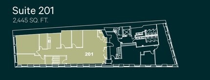 356-360 Rue Saint-François-Xavier, Montréal, QC à louer Plan d’étage– Image 2 sur 2