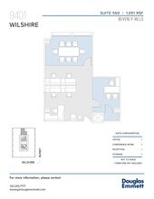 9401 Wilshire Blvd, Beverly Hills, CA à louer Plan d’étage– Image 1 sur 1
