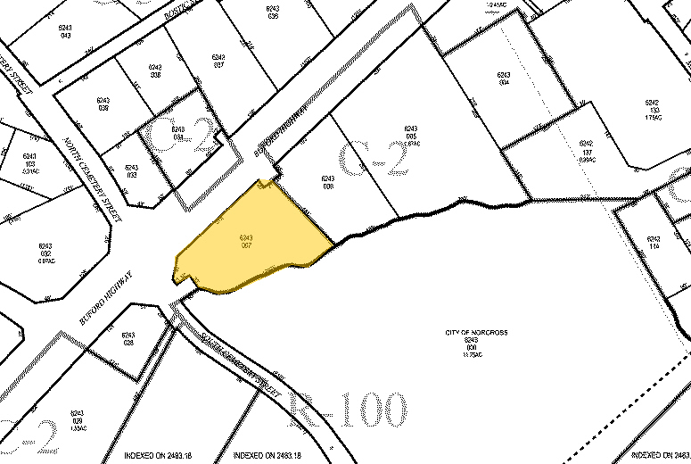 5766 Buford Hwy, Norcross, GA à vendre - Plan cadastral – Image 2 sur 20
