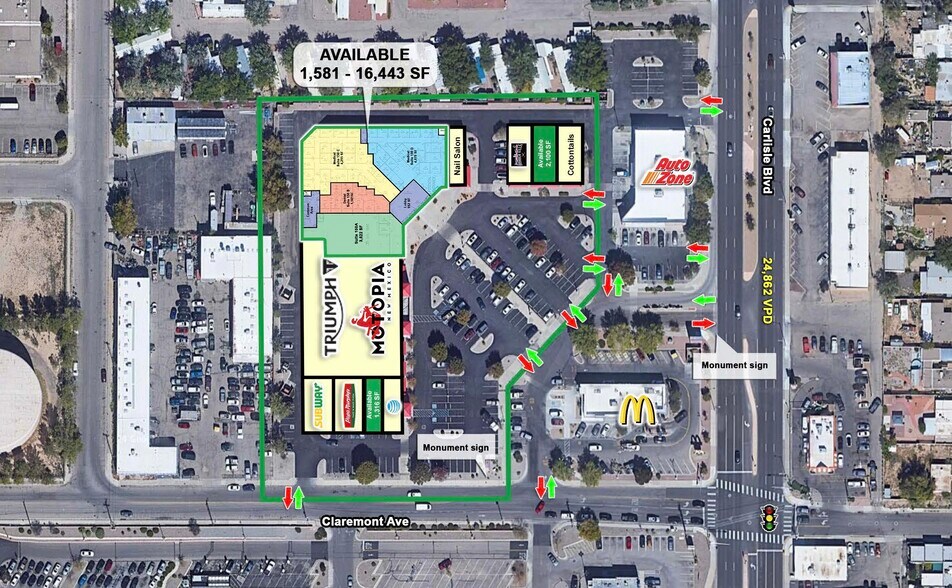 2839 Carlisle Blvd NE, Albuquerque, NM à louer - Photo de l’immeuble – Image 3 sur 21