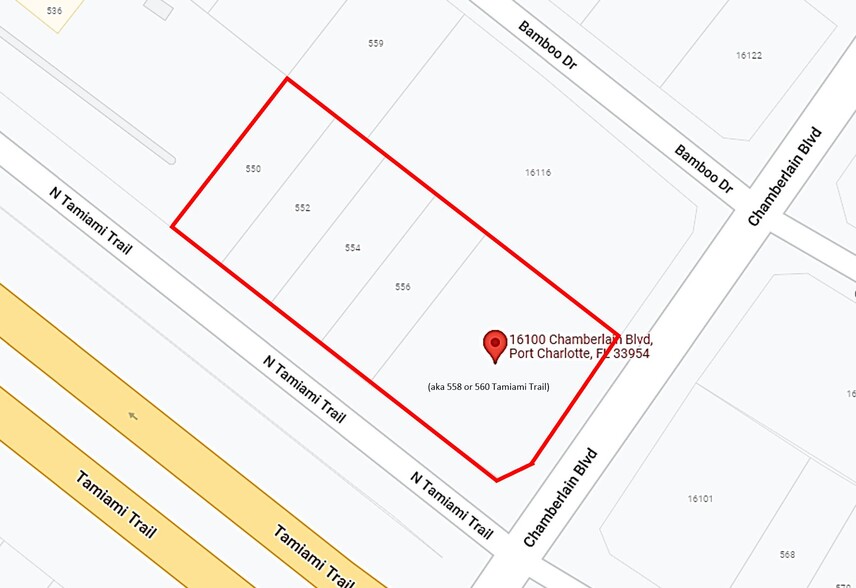 550-560 Tamiami Trl, Port Charlotte, FL à vendre - Aérien – Image 2 sur 3