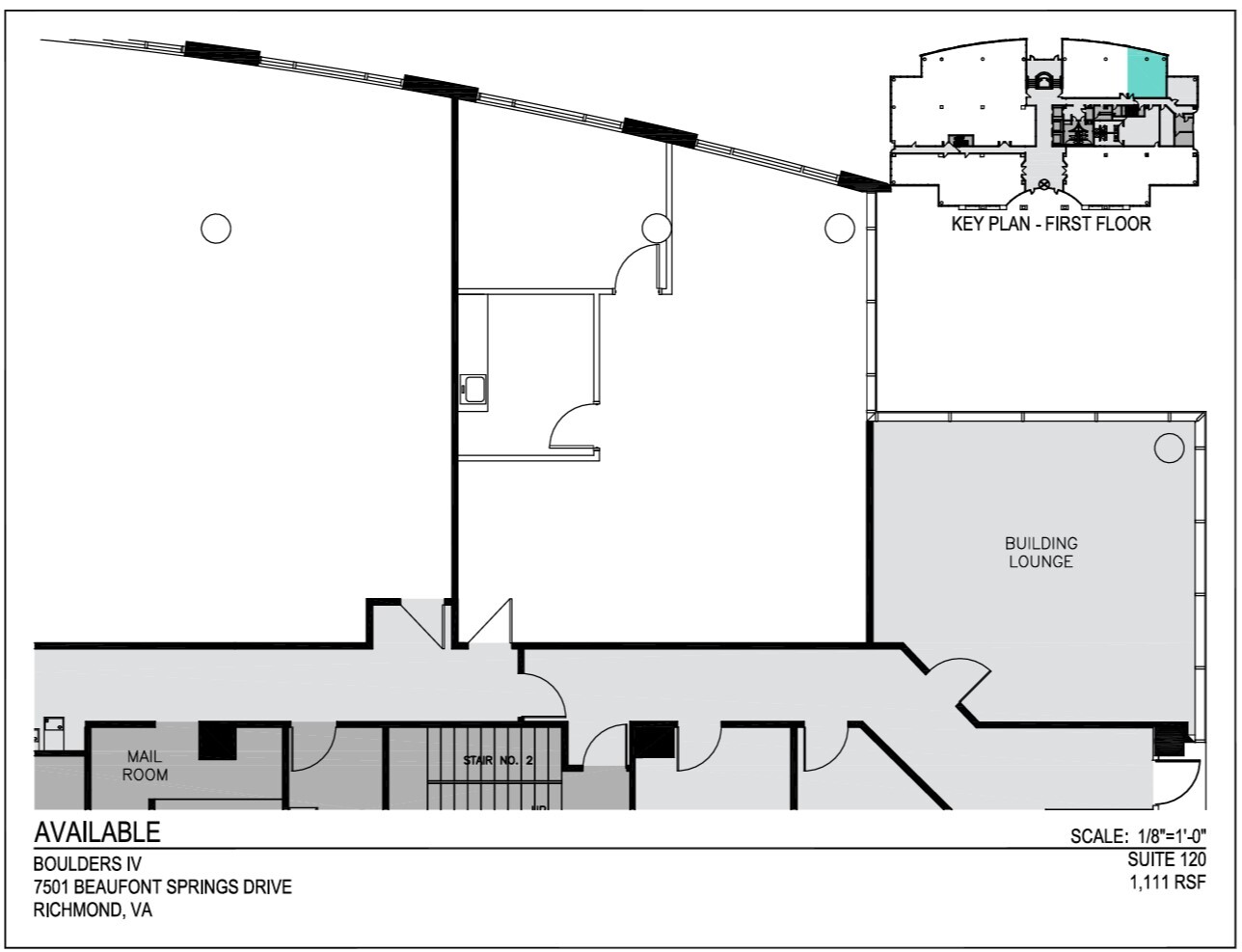 7501 Boulder View Dr, North Chesterfield, VA à louer Plan d’étage– Image 1 sur 1