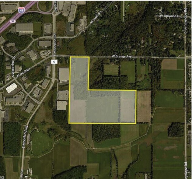 Grange Ave & Moorland Rd, New Berlin, WI à vendre - Aérien – Image 2 sur 3