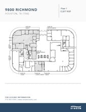 9800 Richmond Ave, Houston, TX à louer Plan d’étage– Image 1 sur 1