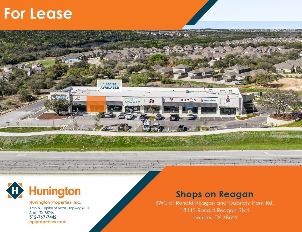 18145 Ronald W Reagan Blvd, Leander, TX à louer Photo de l’immeuble– Image 1 sur 2