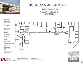 6550 Mapleridge St, Houston, TX à louer Plan d’étage– Image 1 sur 1