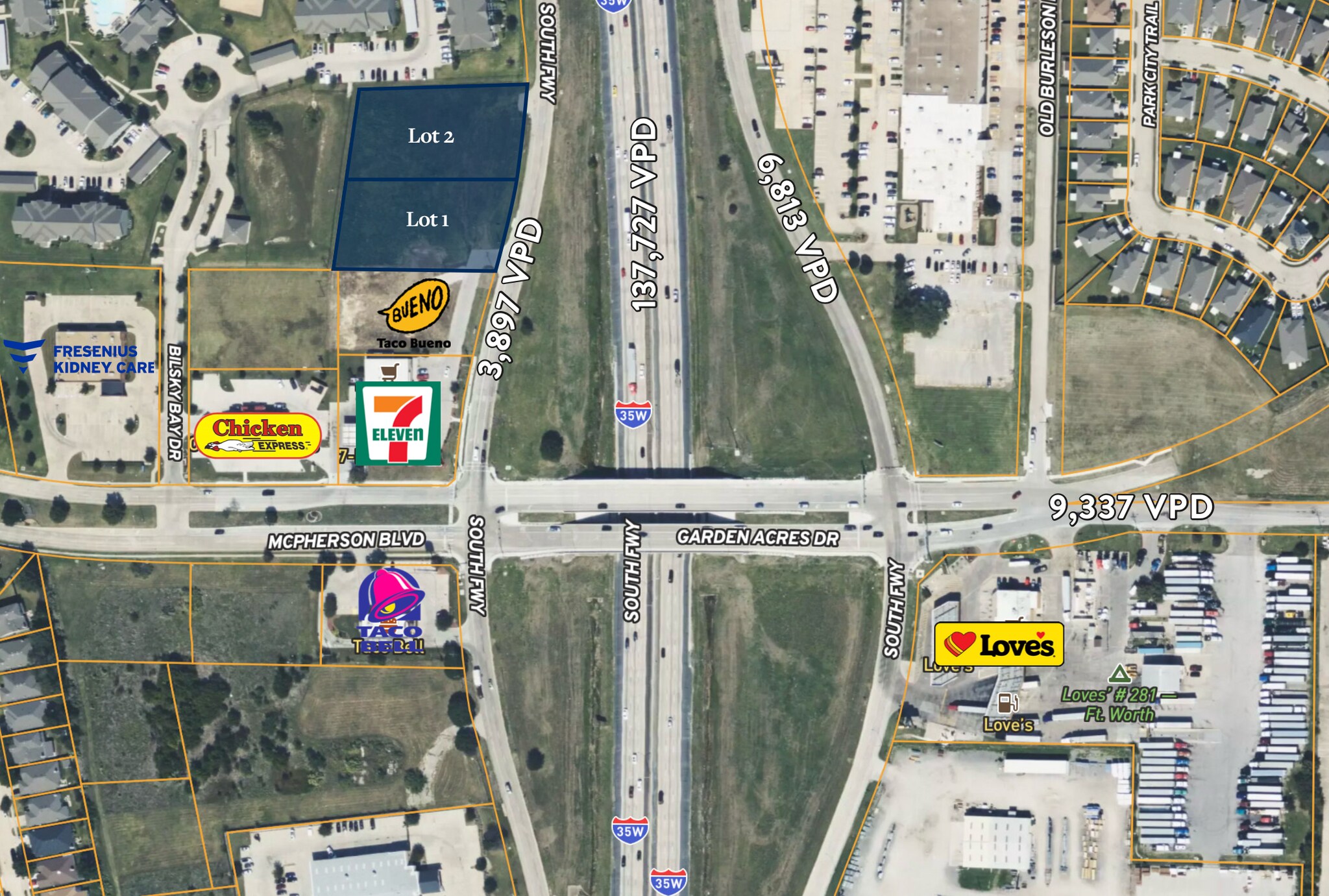 10600-10700 South Fwy, Fort Worth, TX à vendre Photo de l’immeuble– Image 1 sur 8