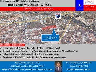 Plus de détails pour TBD S Crane ave, Odessa, TX - Terrain à vendre